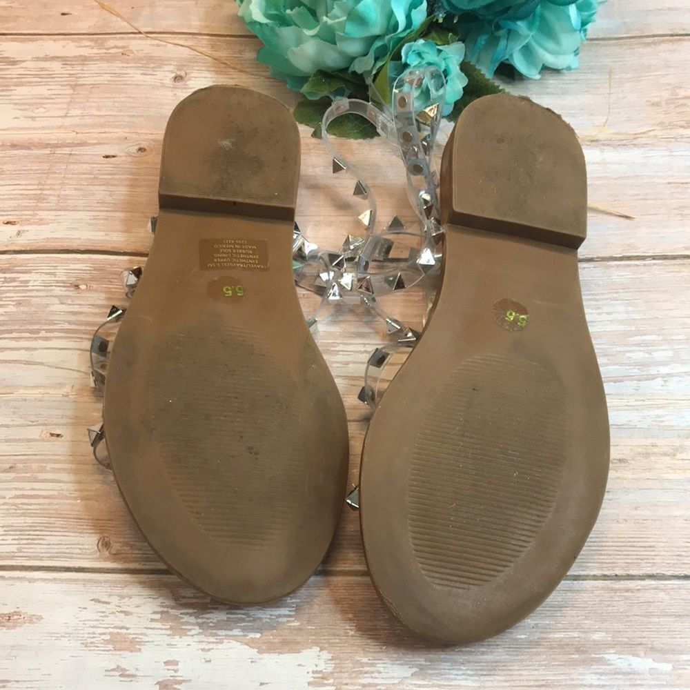 Steve Madden Clear Travel Gladiator Sandal - Picture 6 of 9